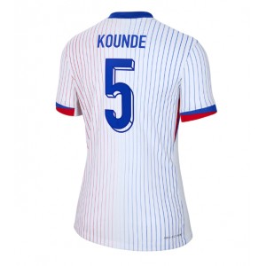 Fotbalové Dres Francie Jules Kounde #5 Dámské Venkovní Oblečení ME 2024 Krátký Rukáv